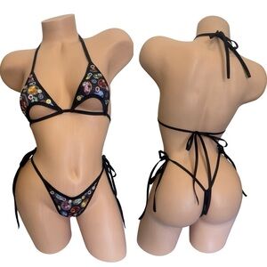 Black Bikini Swimwear Set